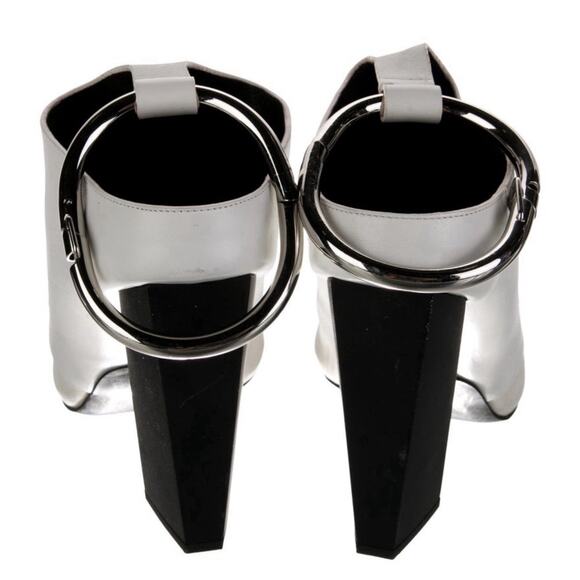 Proenza Schouler Platform Leather Slingback Heels Sandals Sz 40.5 $895 - Picture 4 of 5